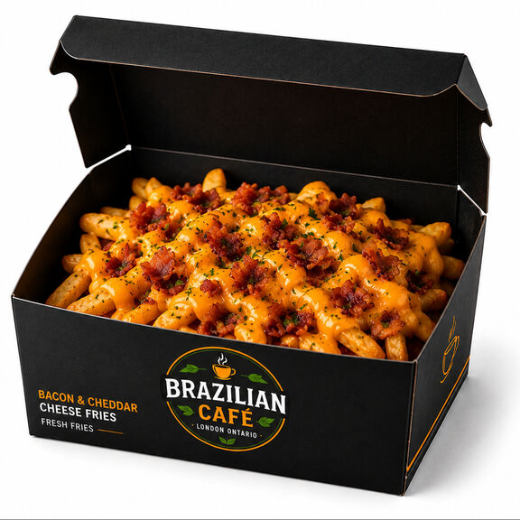 Bacon and cheddar cheese fries