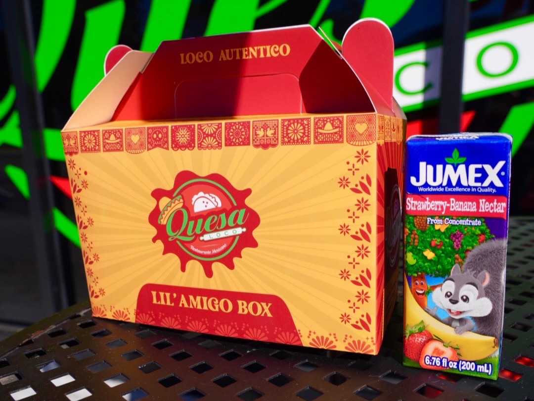 Quesa Taco Kids Box.