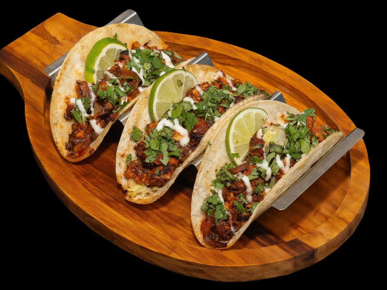 Lunch- Butter Chicken Taco.