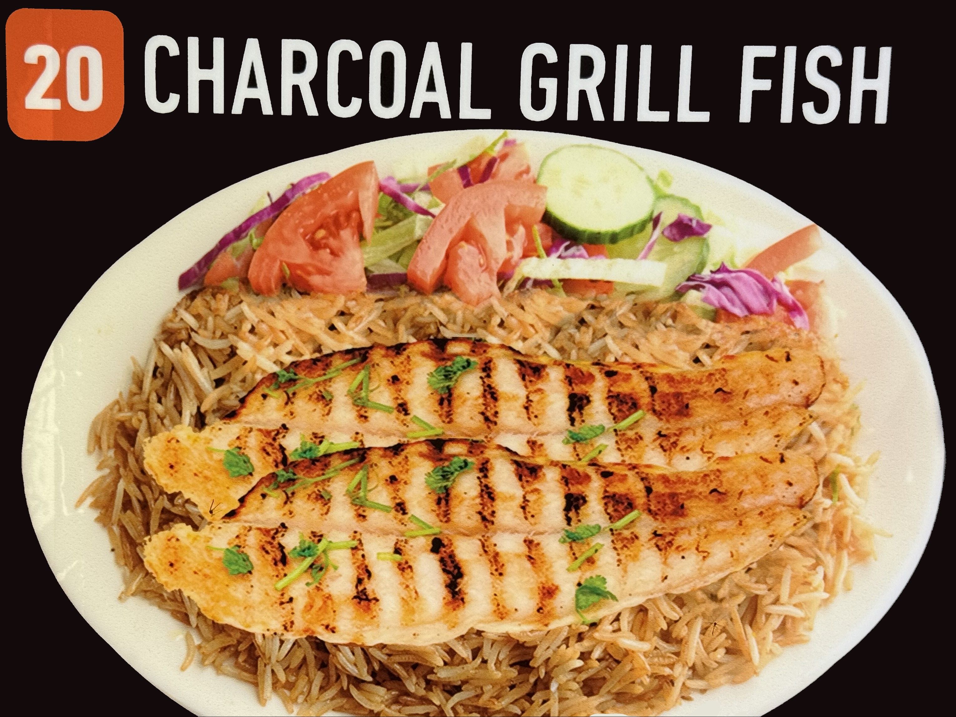 #20 Charcoal Grill Fish ,Swai Or Tilapia