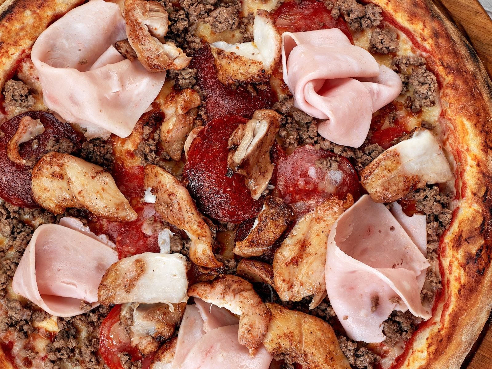 The Meat Lovers Pizza Personal.