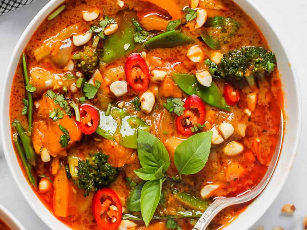 Vegetables Massaman Curry.
