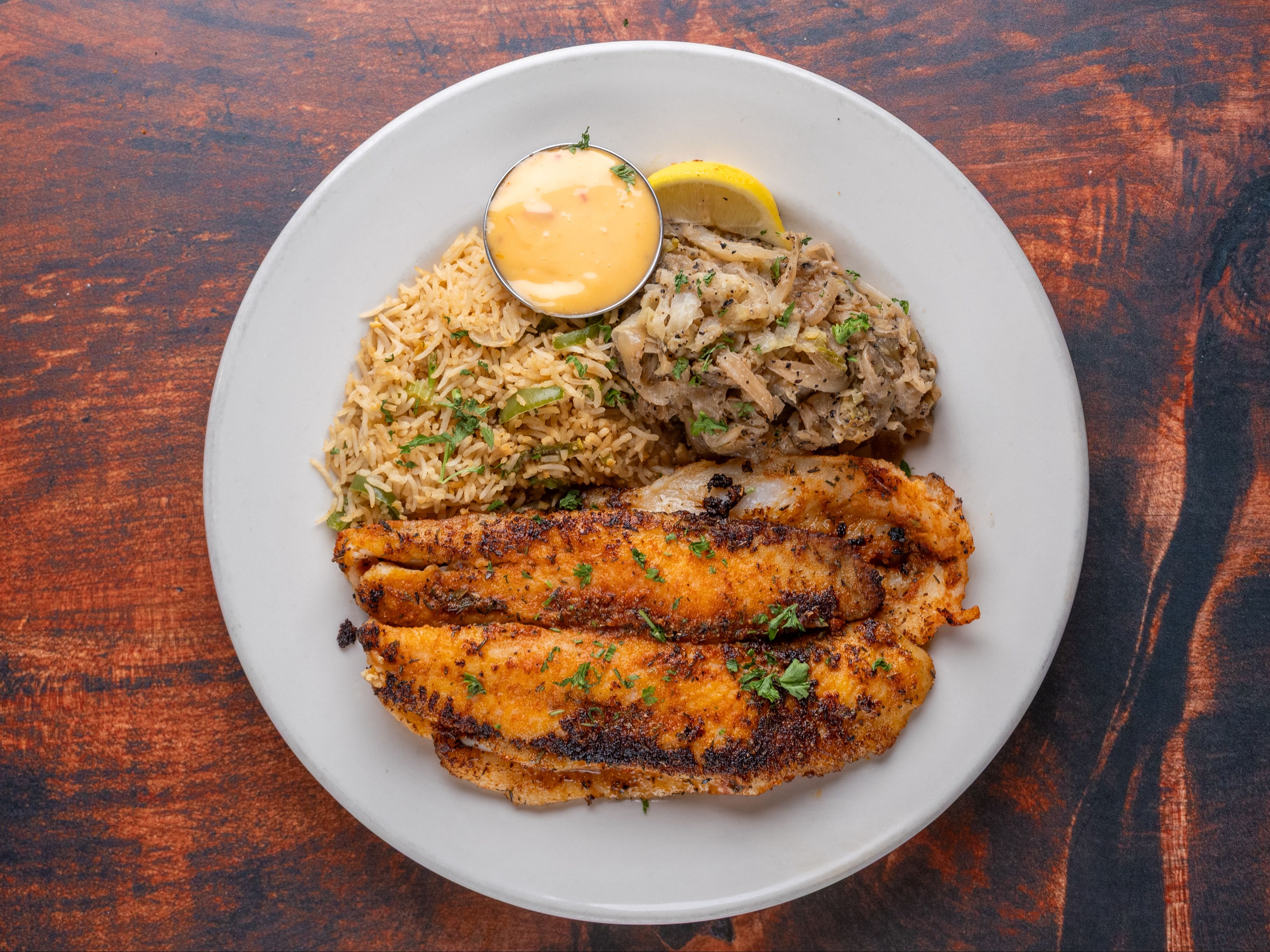 Blackened Fish Meal.