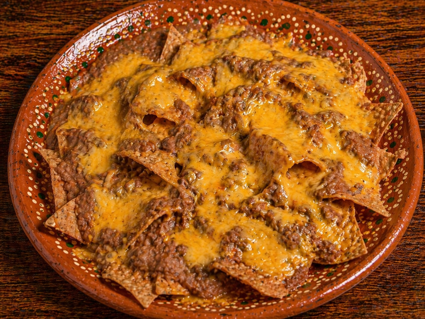 Bean & Cheese Nachos.