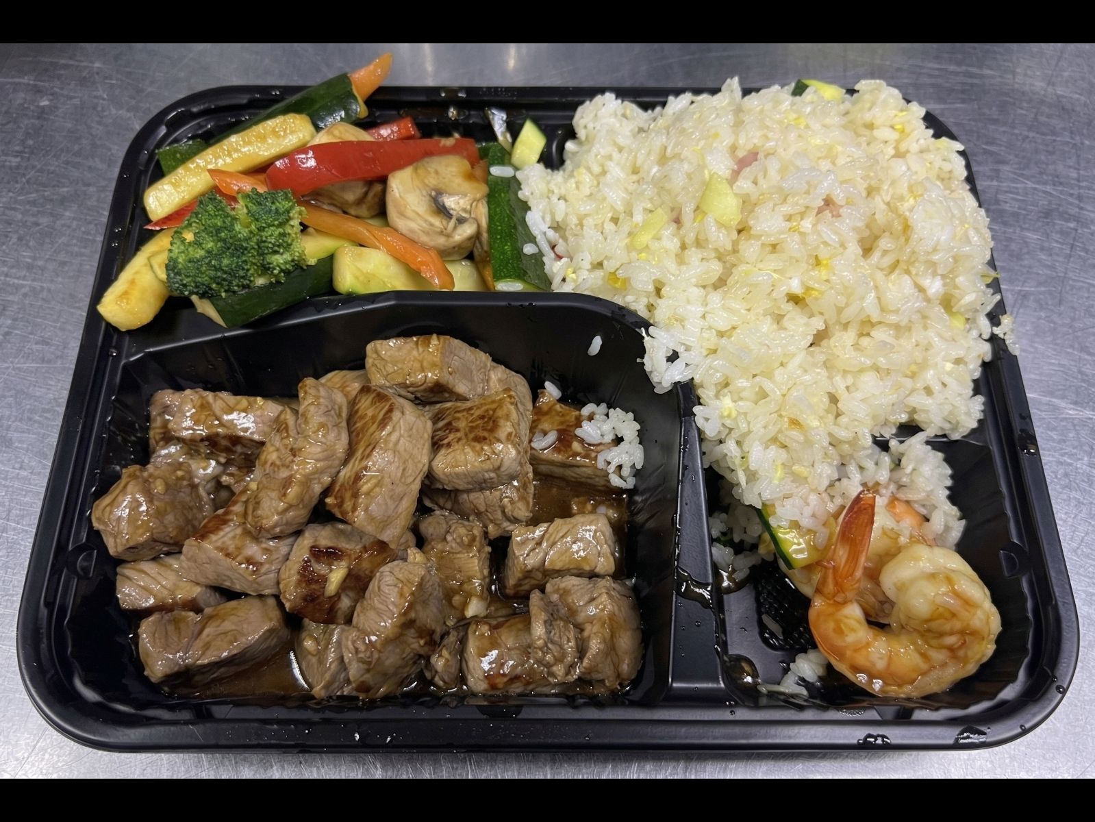 (H) Steak.