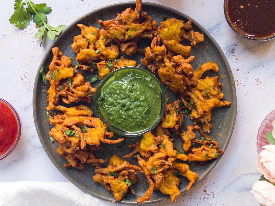 Onion Pakora.
