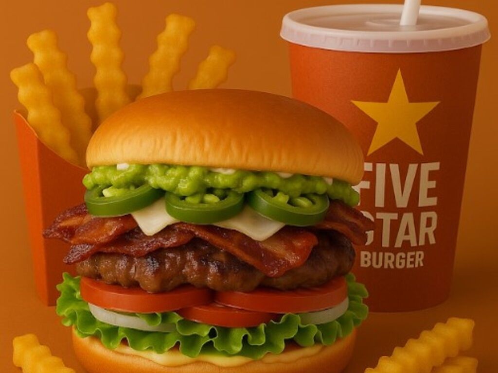 12.Guacamole Burger Combo