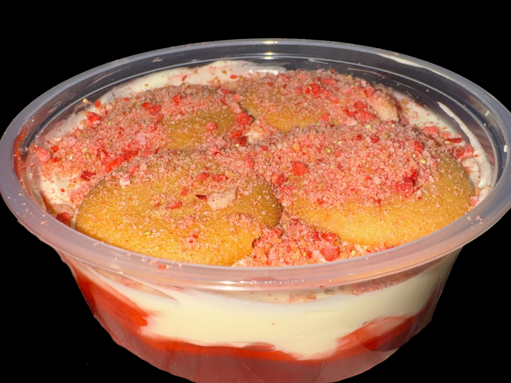 Strawberry Banana Pudding.