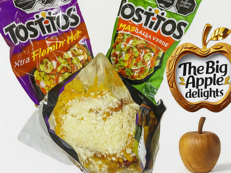 Tostitos prepared with corn