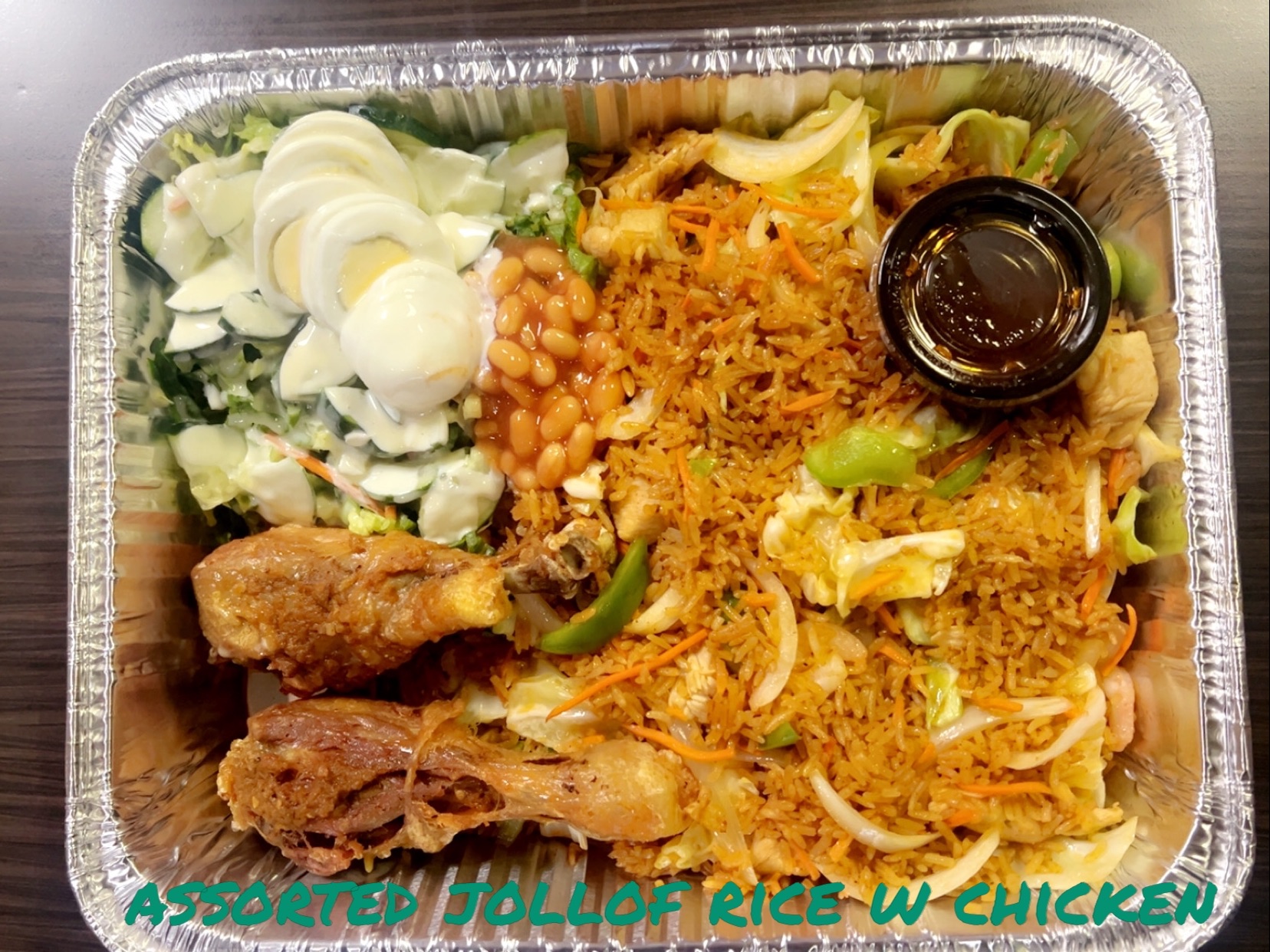 Assorted Jollof Rice W Chicken.
