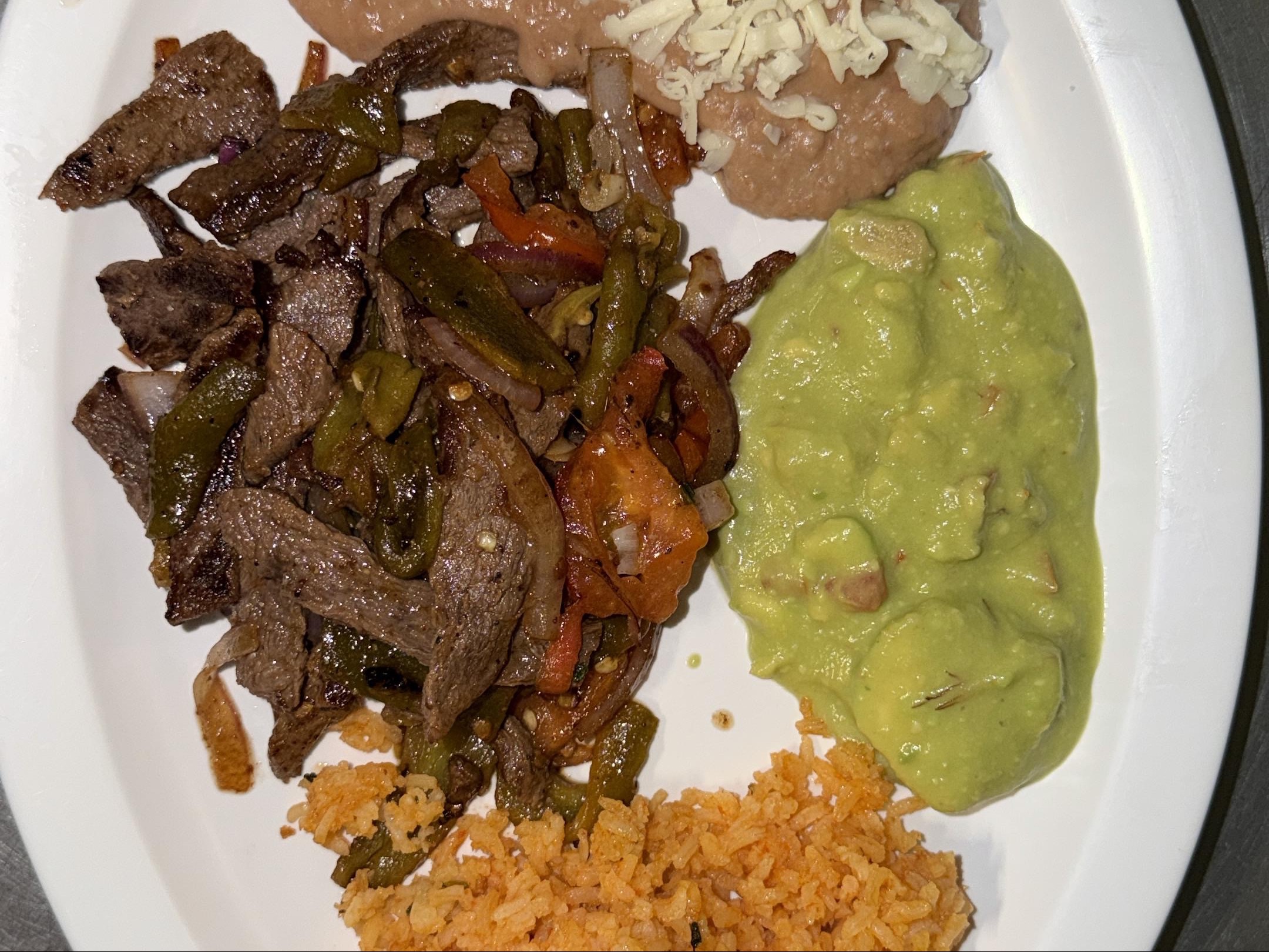 Fajitas Beef/Chicken Plate