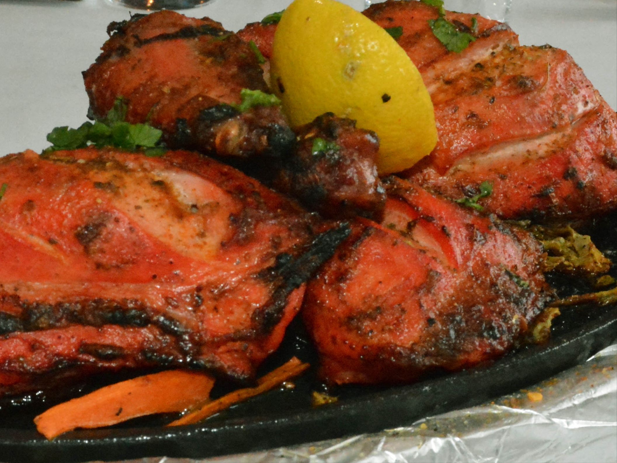 TANDOORI CHICKEN TIKKA.