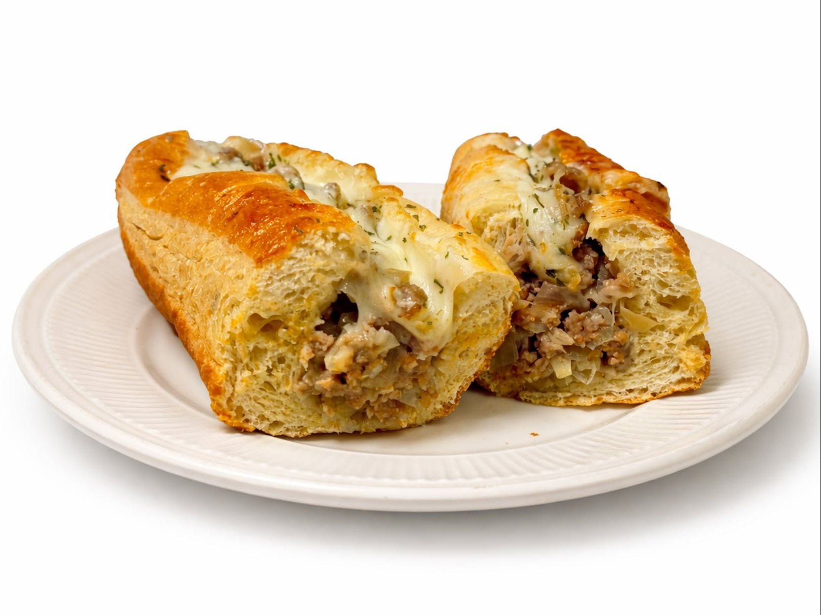 Cheese Steak with Grilled Onions 6 Inch.