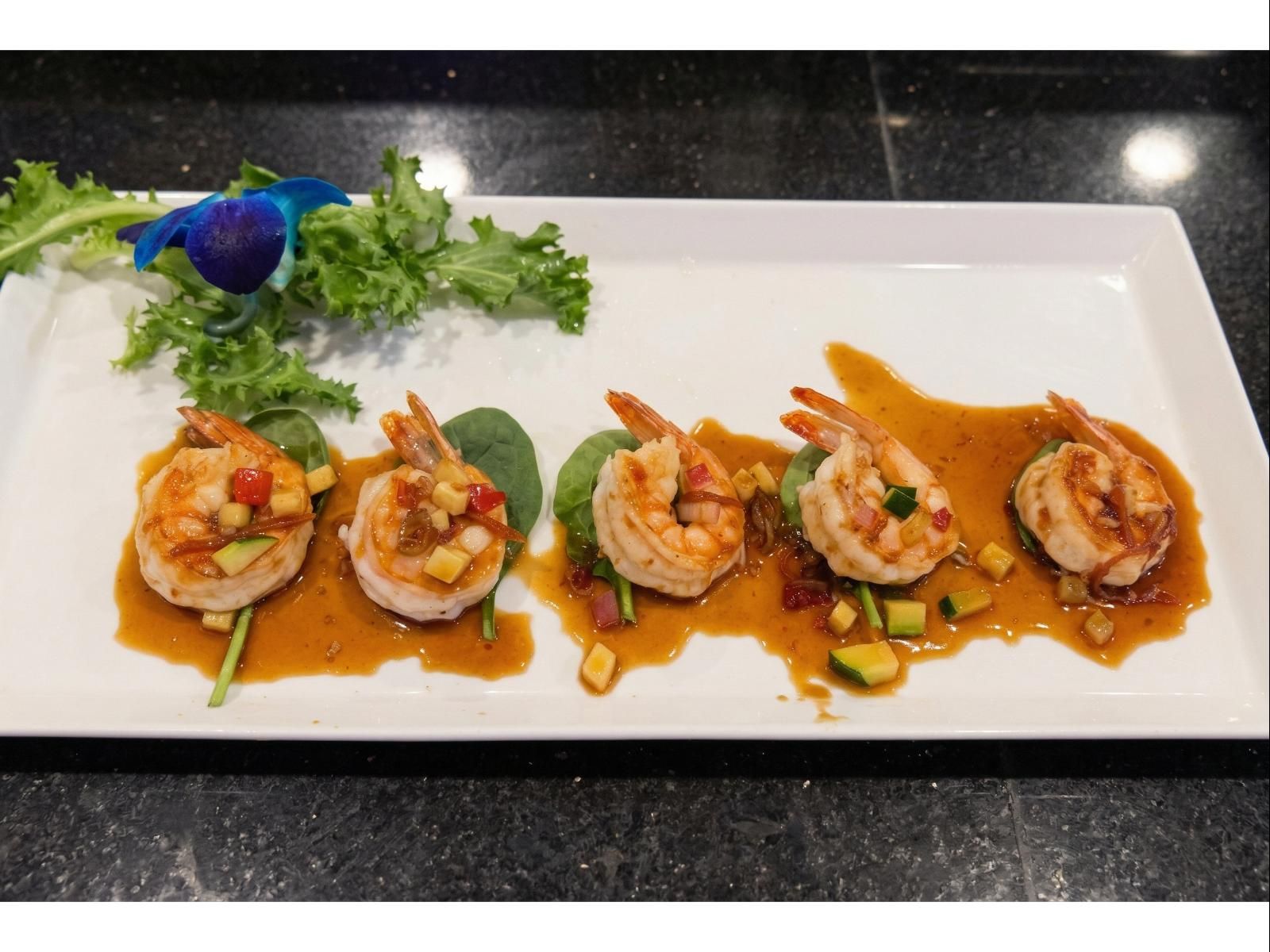 Jumbo Garlic Shrimp.