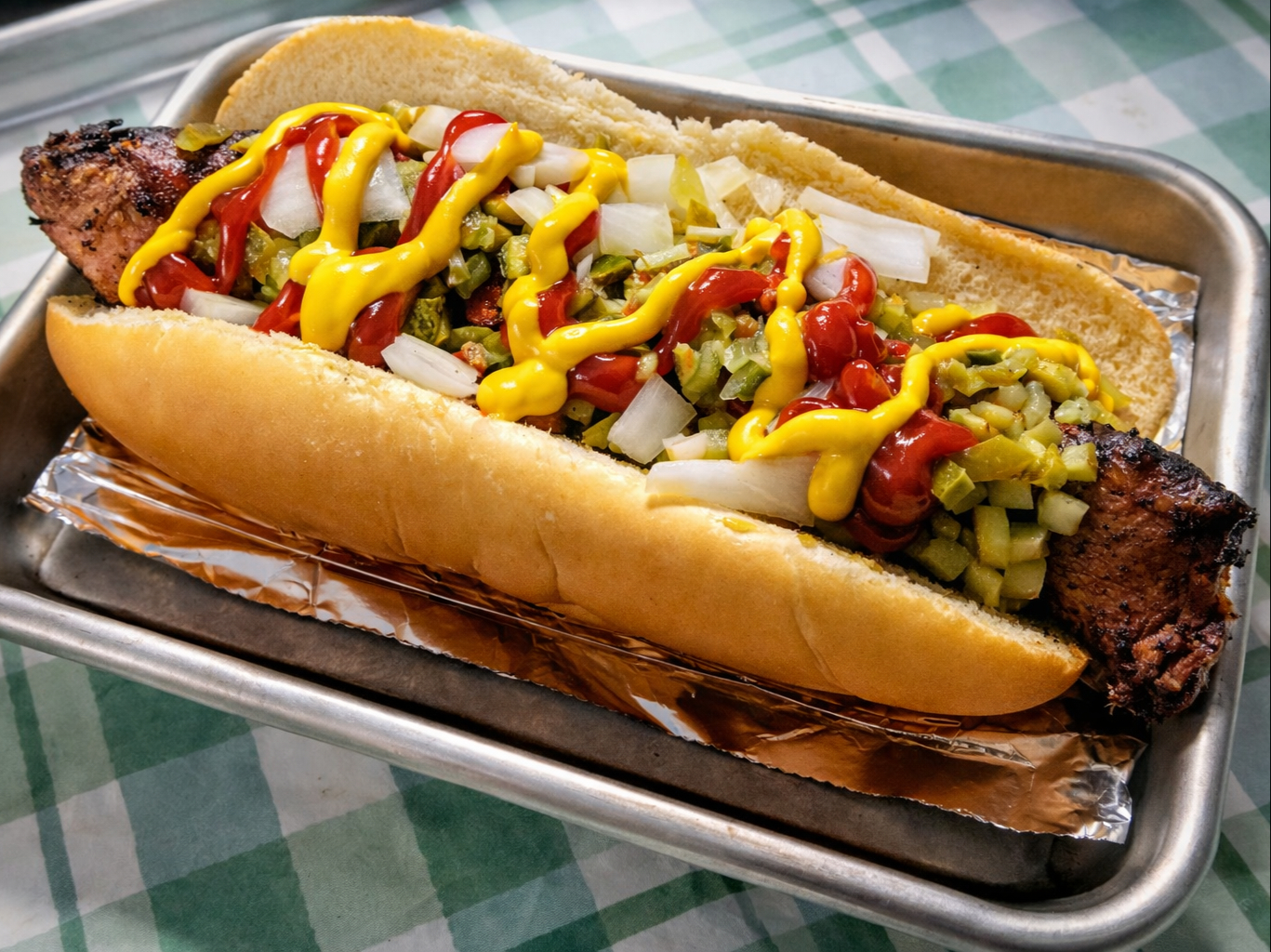 Sgt. Sizzle Sausage Dog.