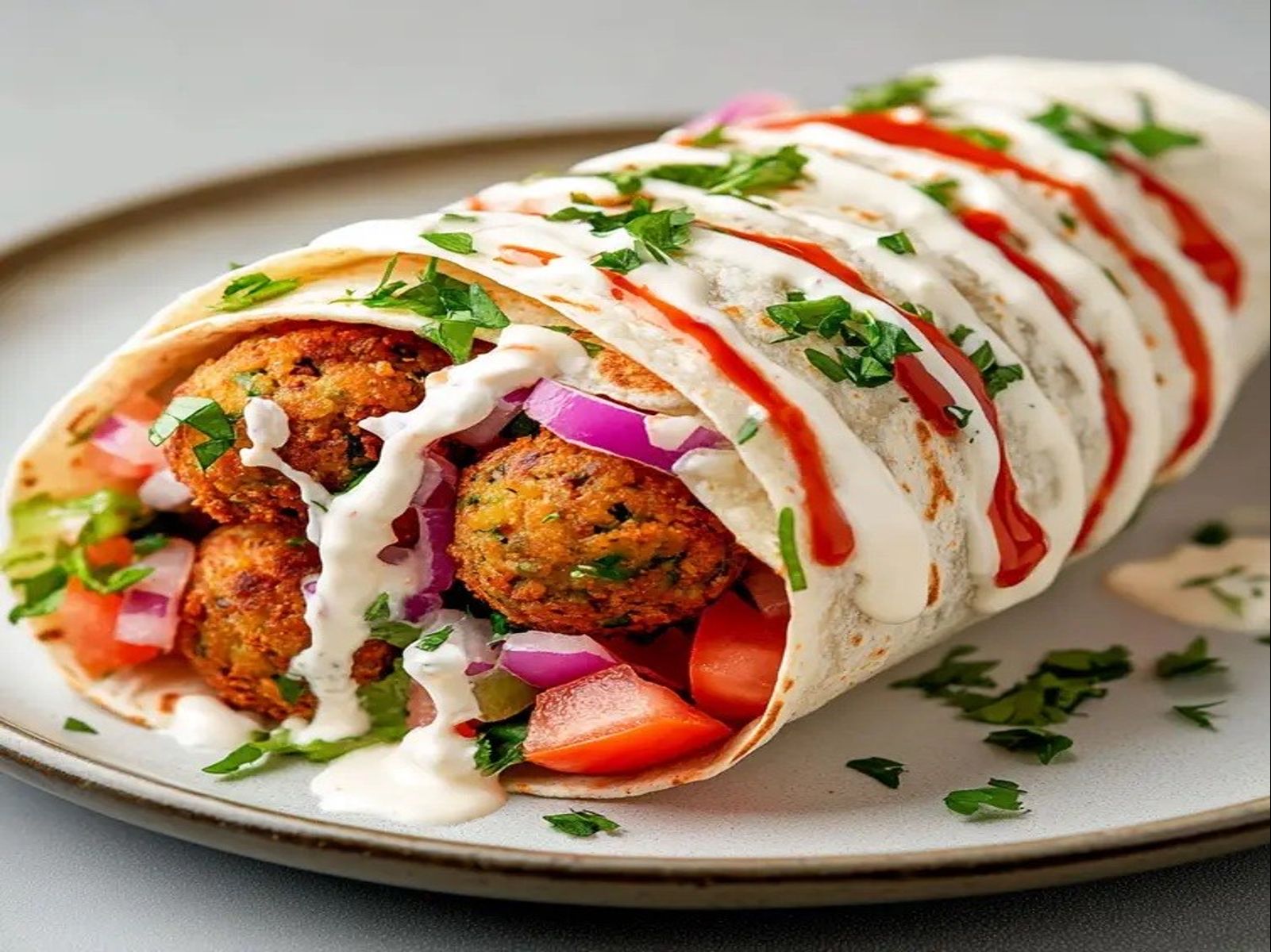 Falafel Wrap.