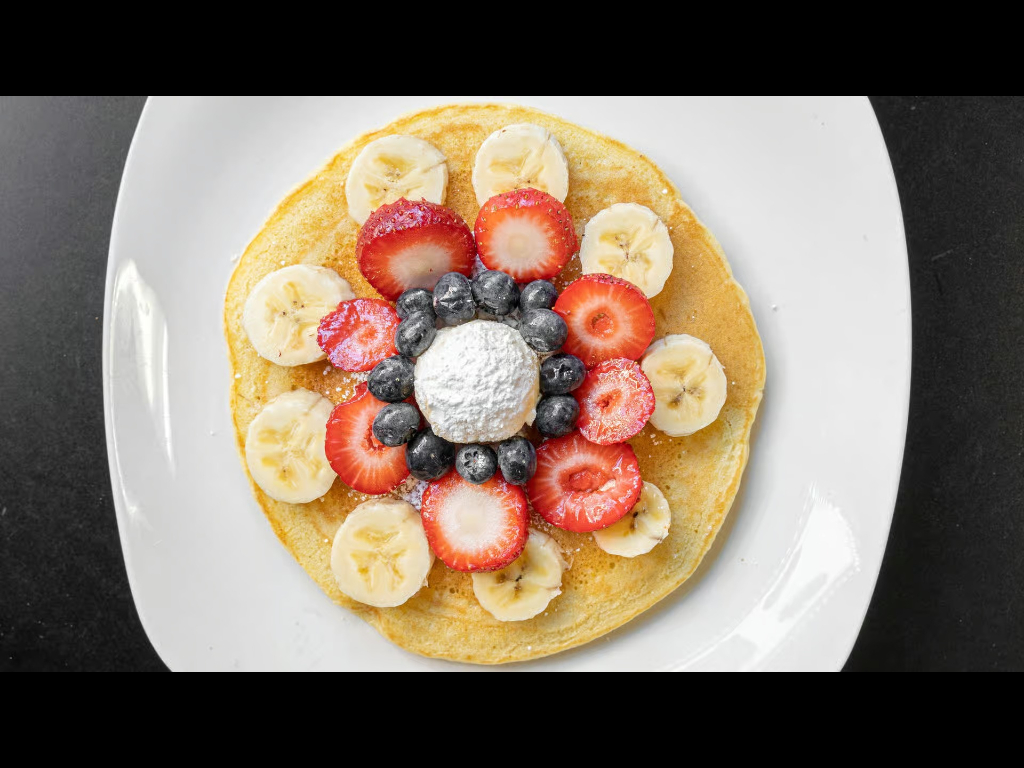 Golden Buttermilk Pancakes.