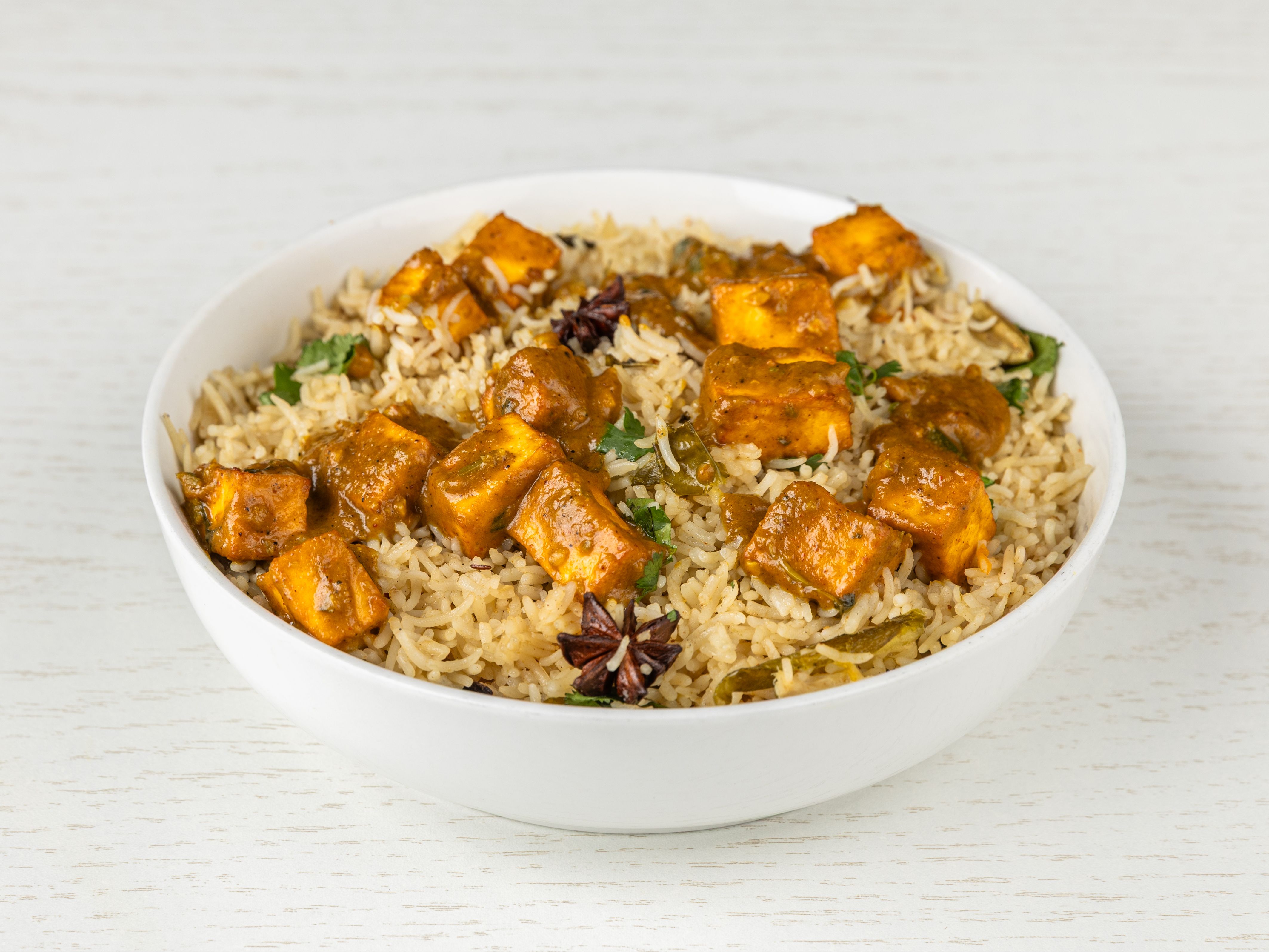 Pachi Mirchi Paneer Pulao.