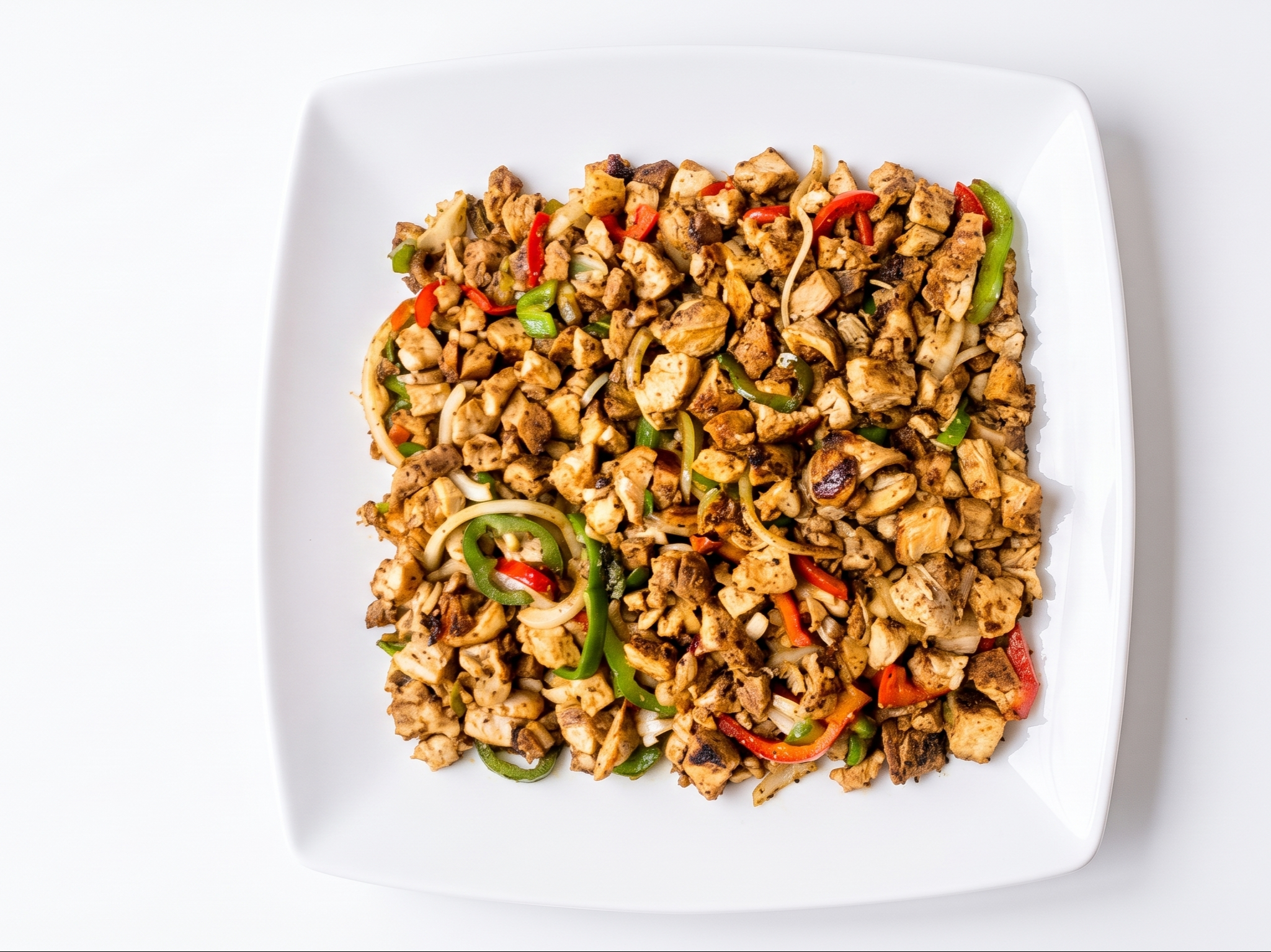 Chicken Fajitas Tray.