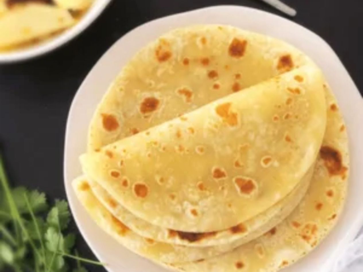 Tandoori Roti with Butter.
