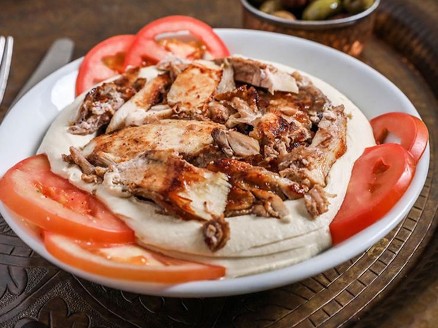 Hummus with Chicken