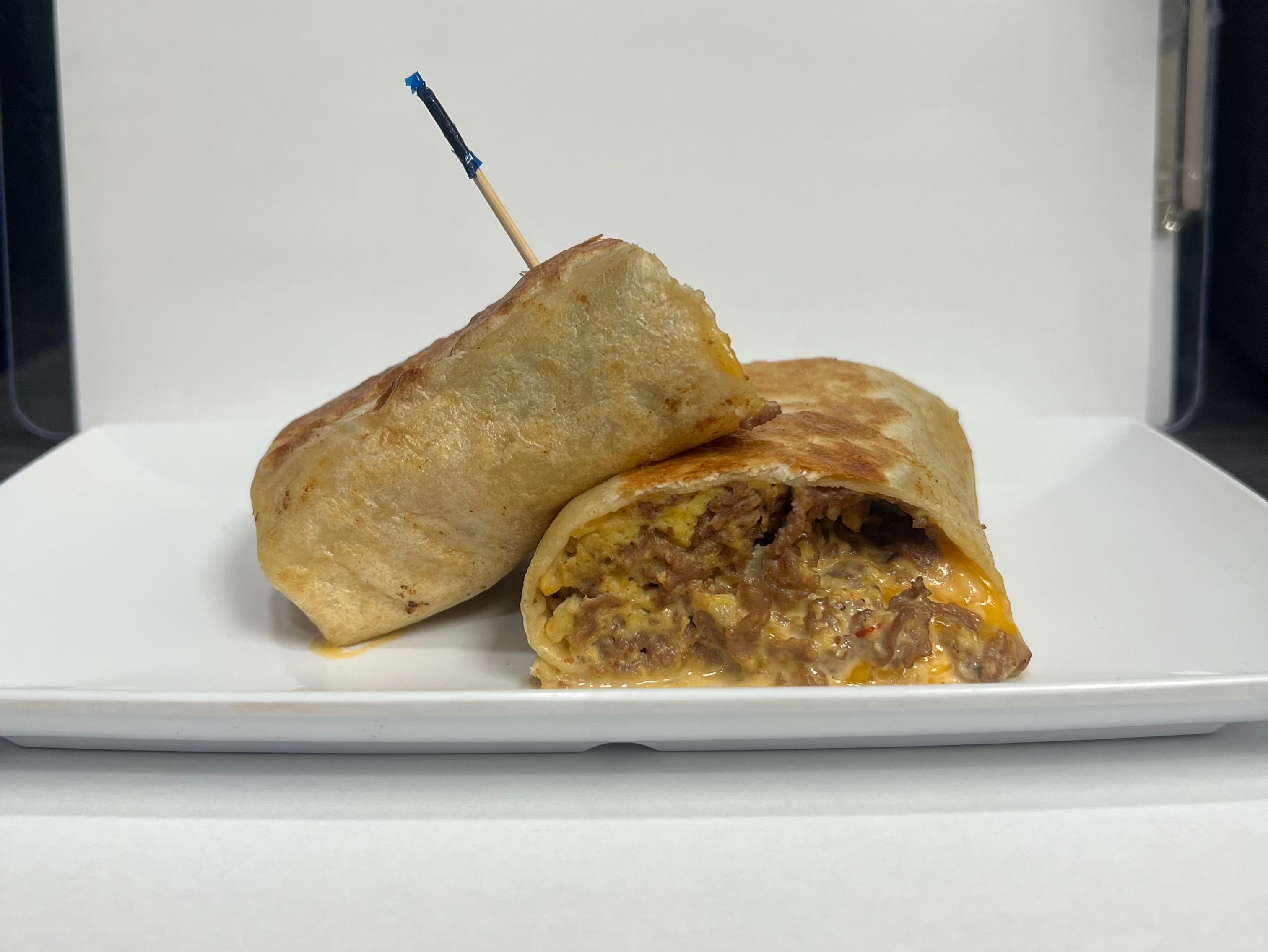 Grilled Ribeye Breakfast Buritto.