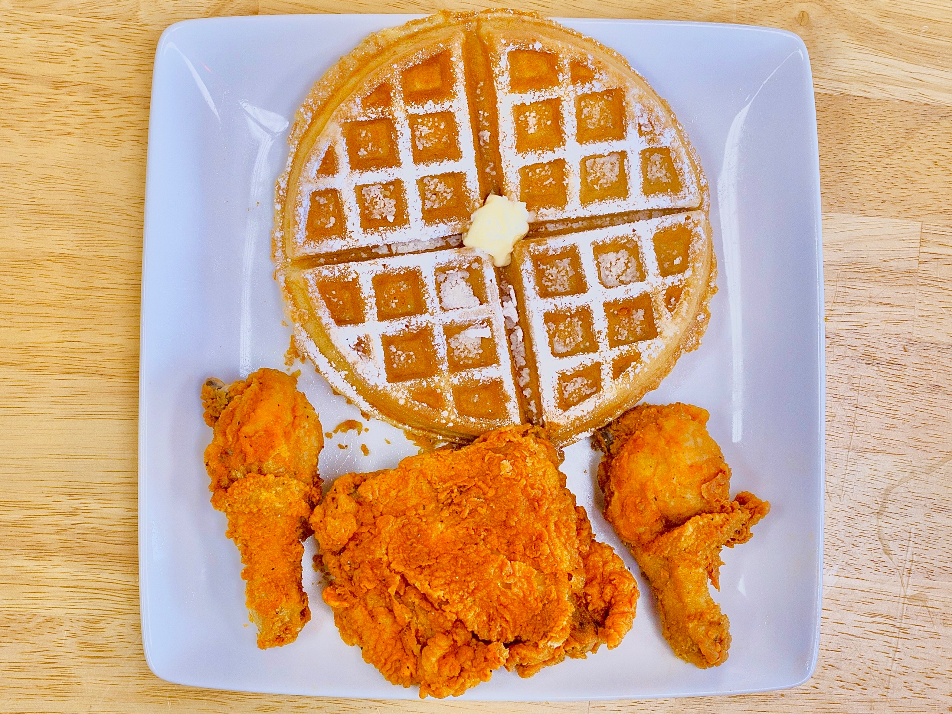 3 Dark Meat & 1 Waffle