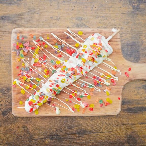 Fruity Pebbles Waffle Sticks