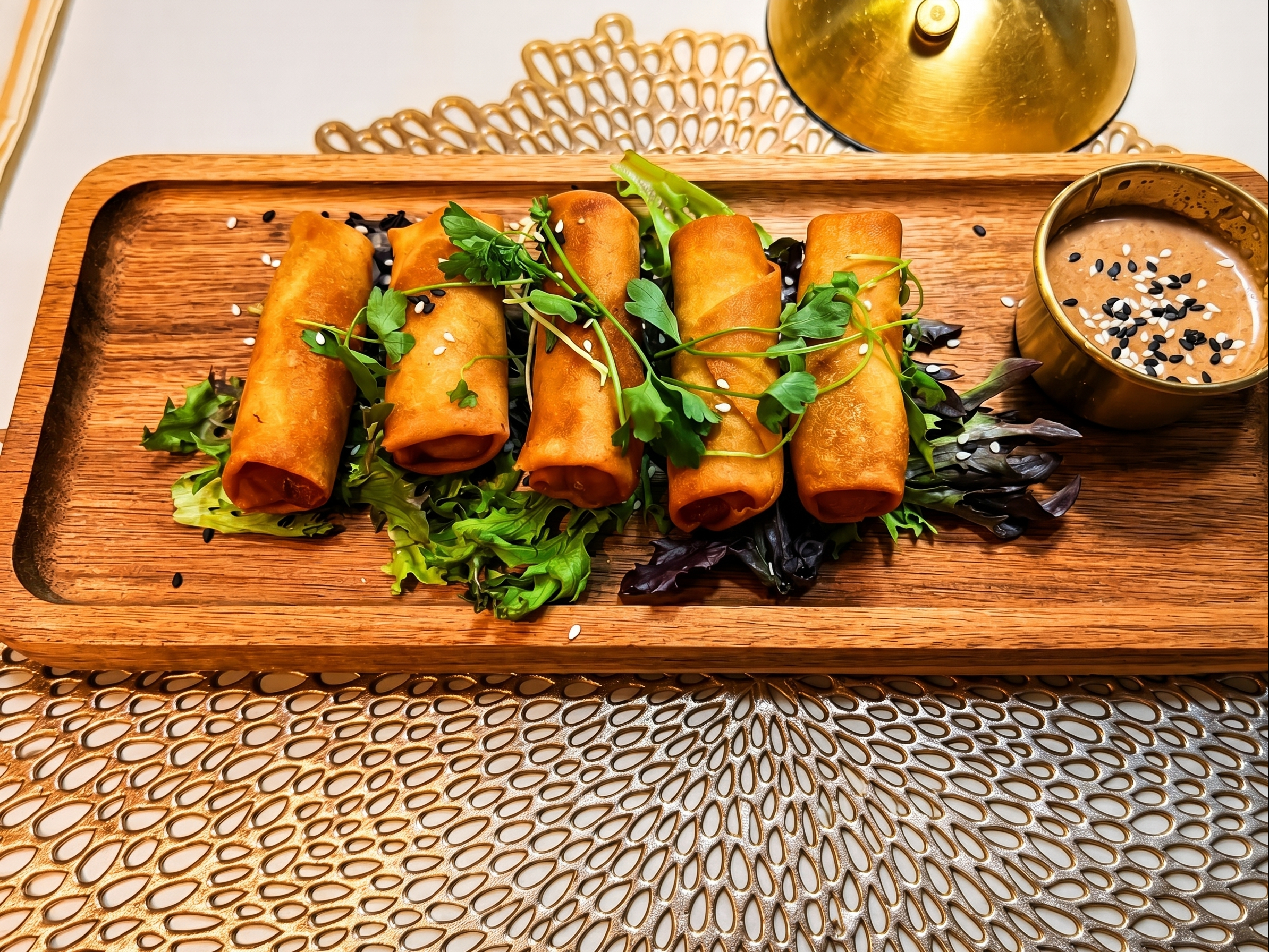 Veggie Spring Rolls.