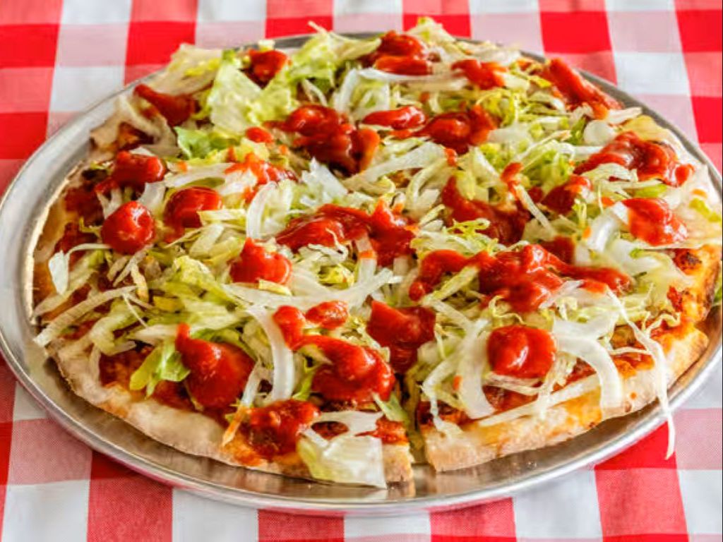 Medium 12" Taco Pizza.