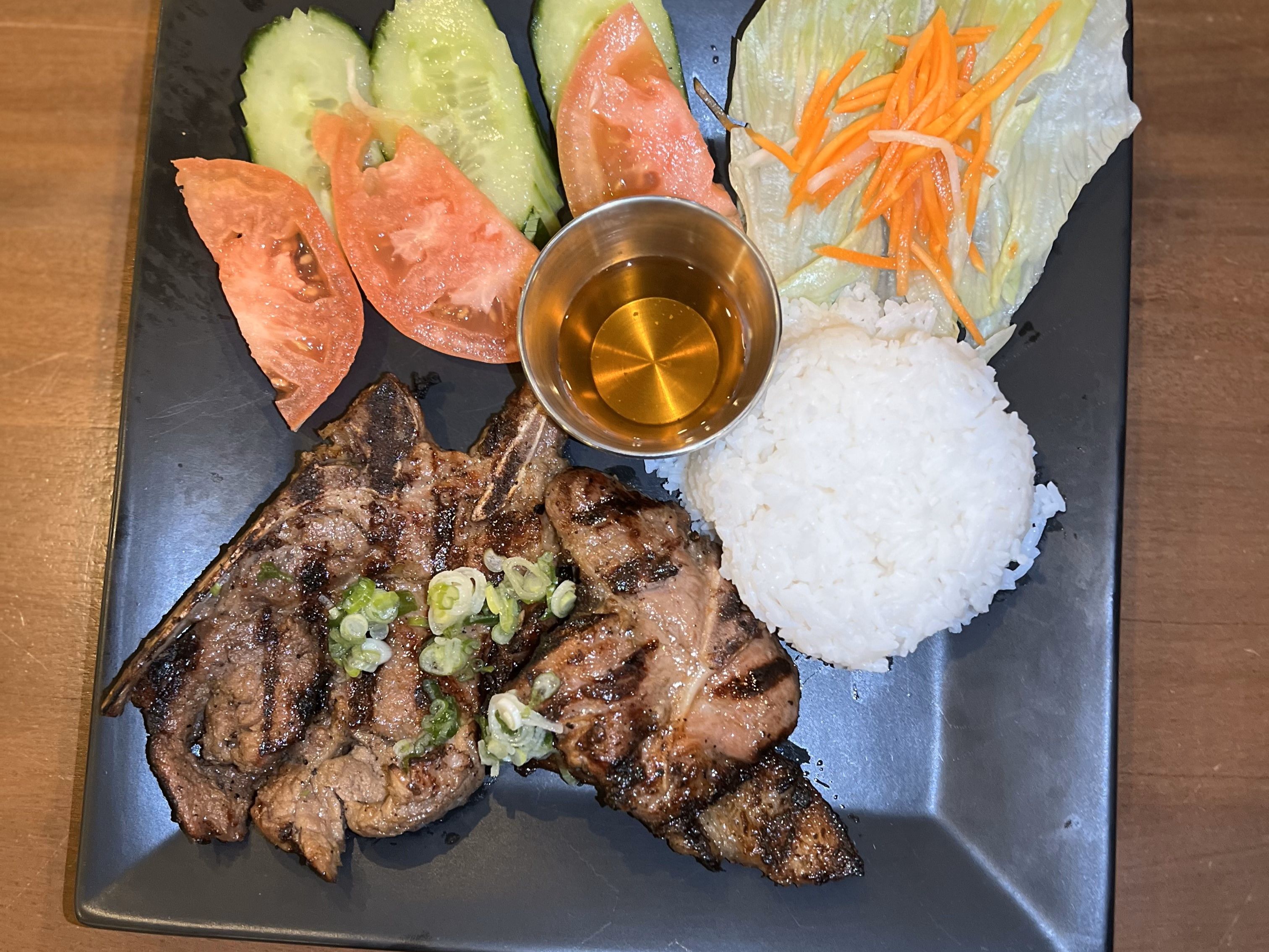 A4. Rice Plate - Pork Chop & Shrimp