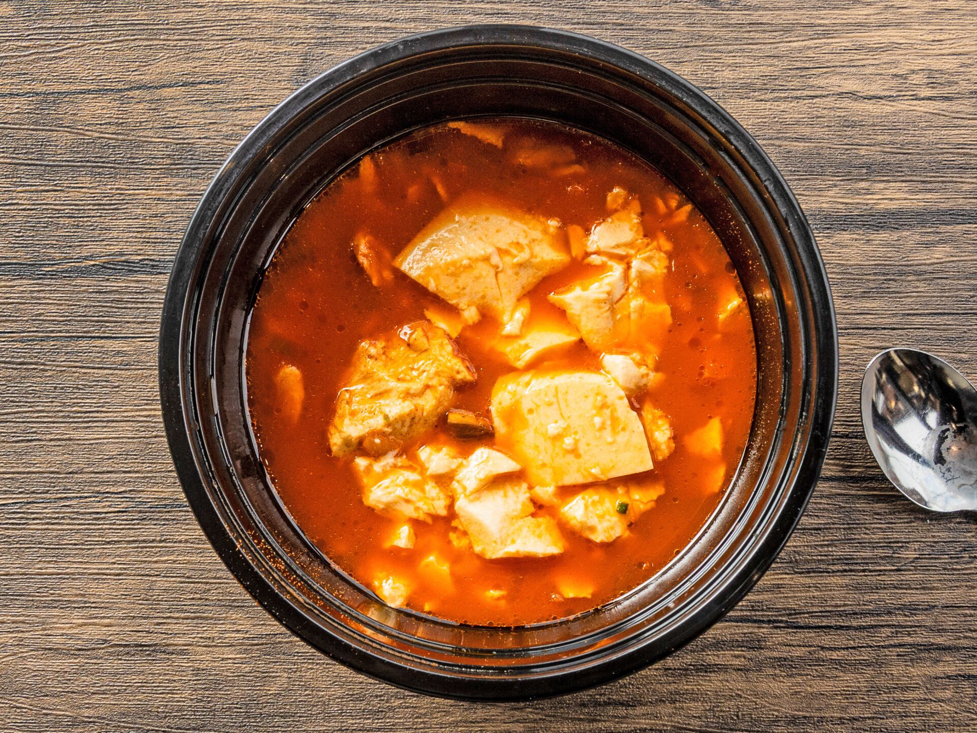 Tofu Soup - Mushrooms.