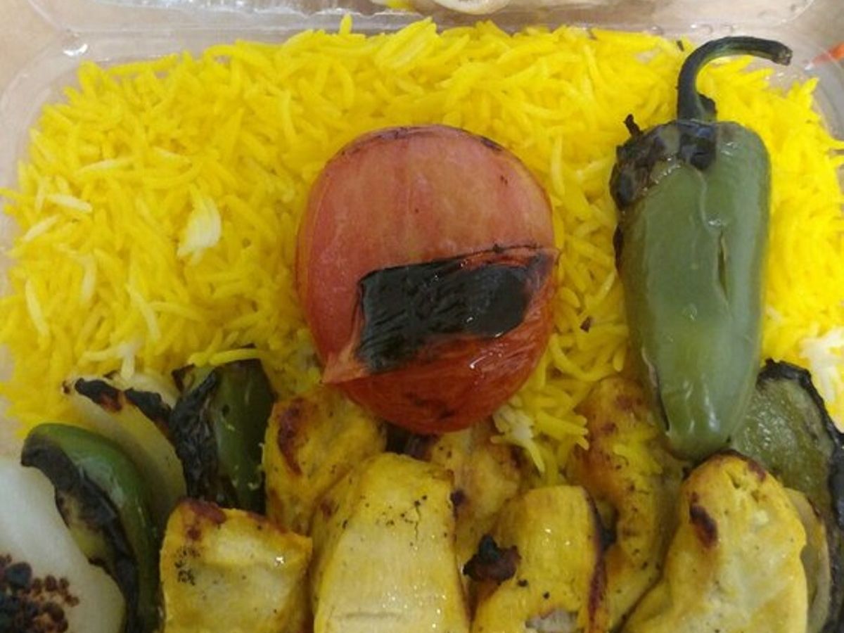 Chicken Shish Gulf Kabob Salad.