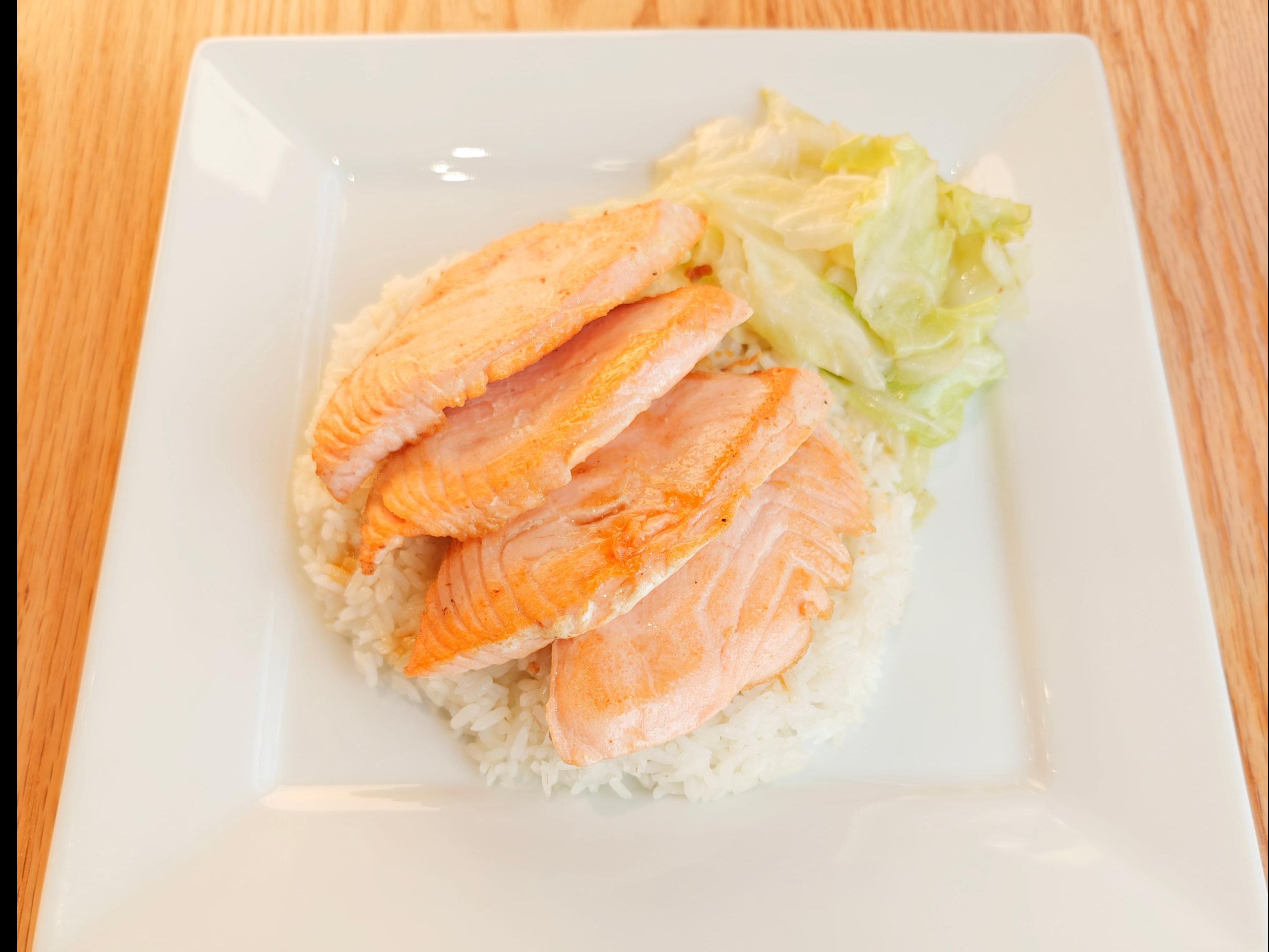 Salmon Teriyaki.