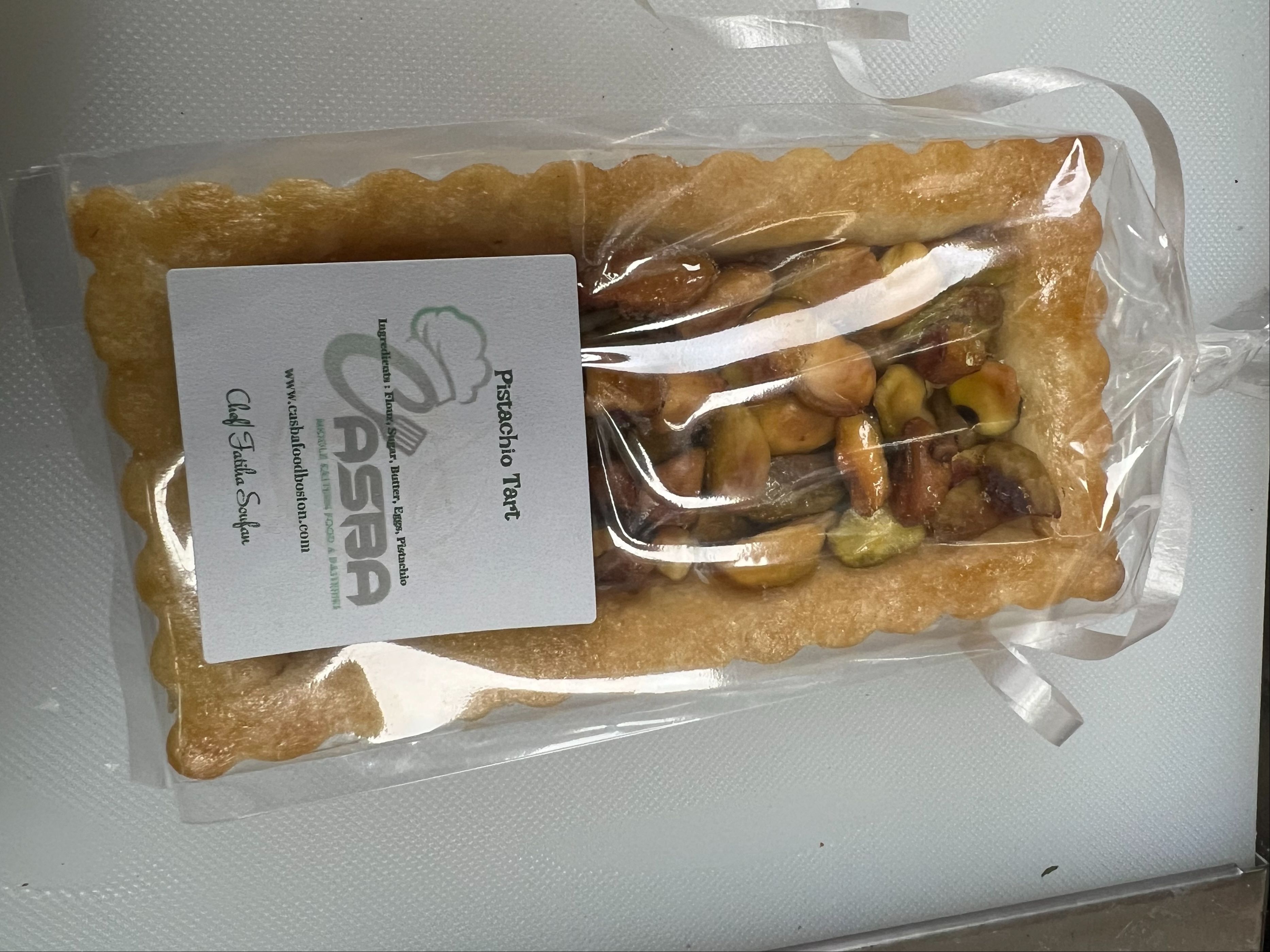 Pistachio Tart.