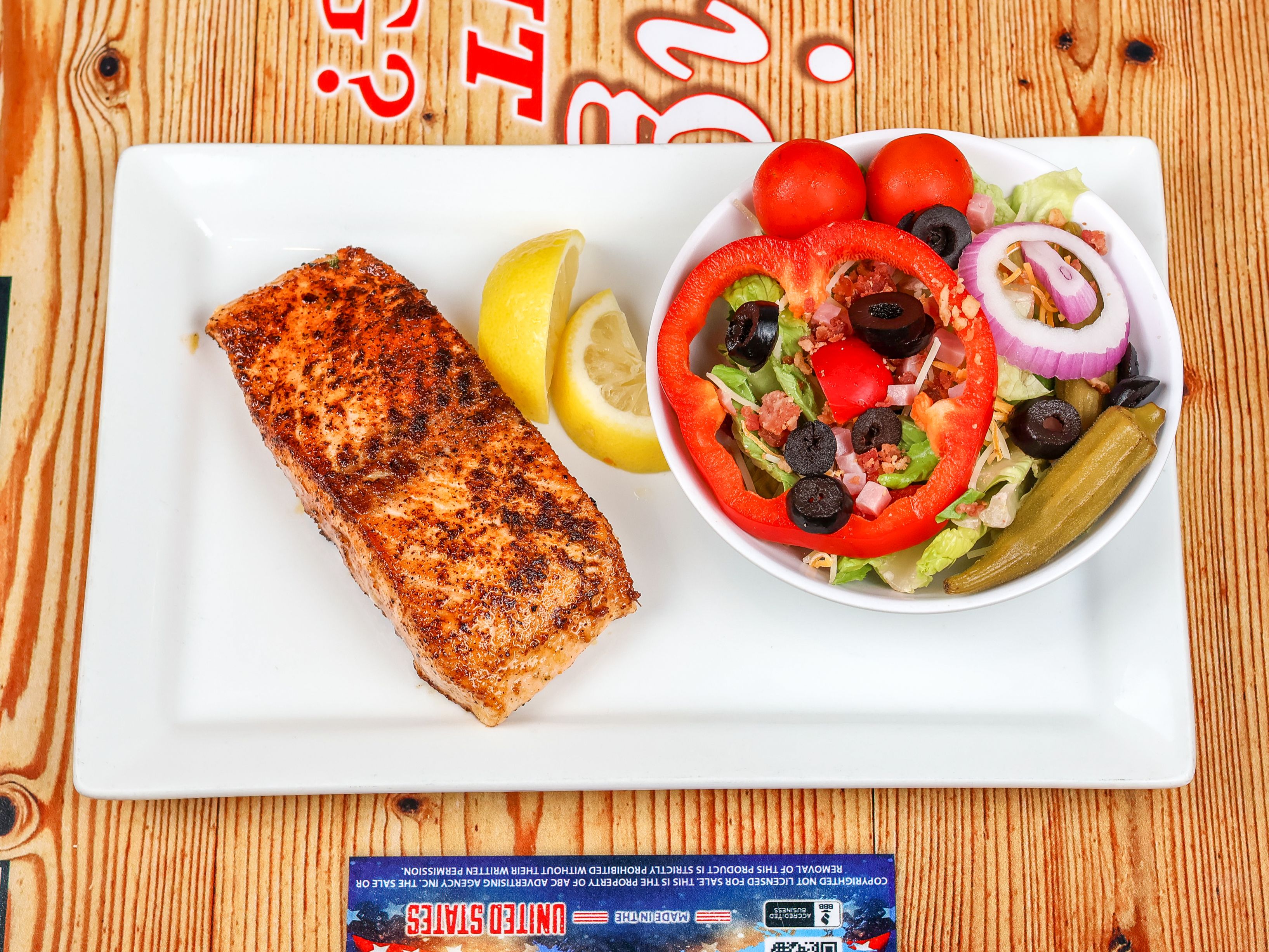Blackened Salmon.