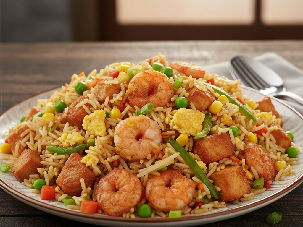 HOUSE SPECIAL FRIED RICE (DF, NF).