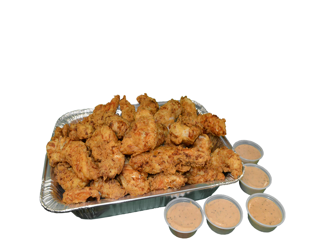 Sand Bucket - 100 Tenders - 33 Sauces.