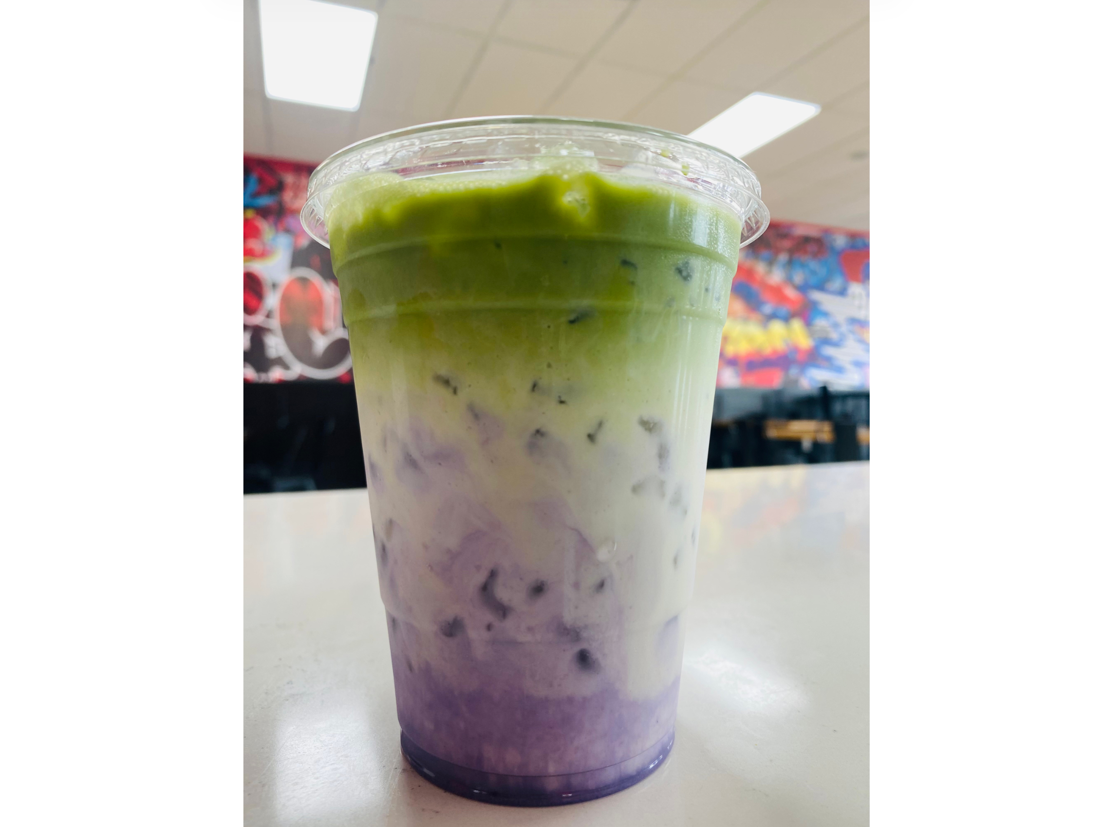 Taro Milk Matcha.