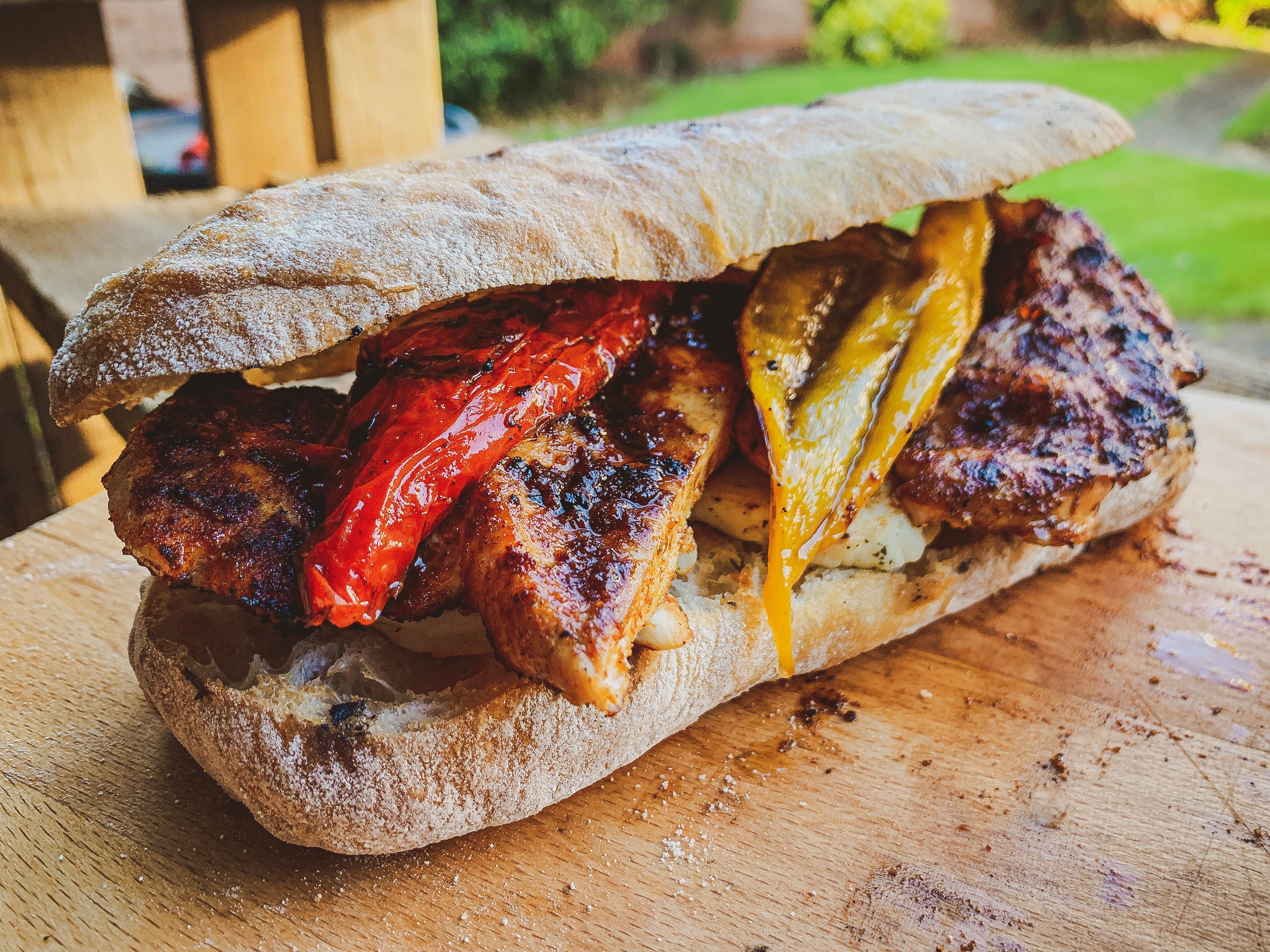 Jerk Chicken Sandwich W\ F.F.