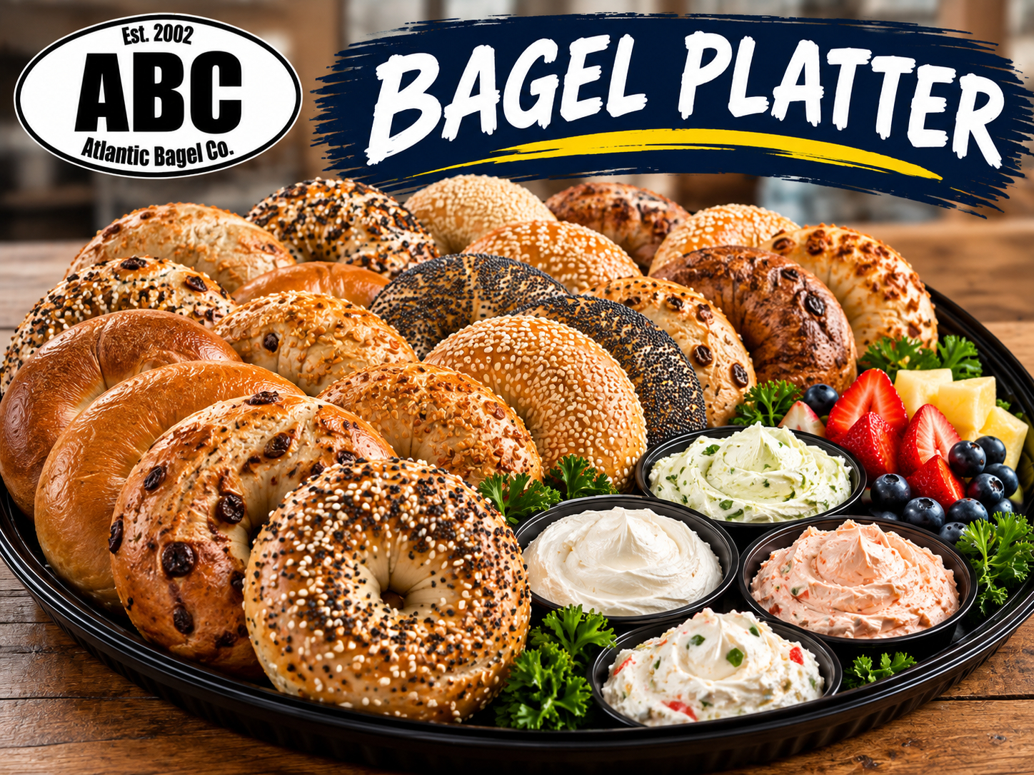 Bagel Platter.