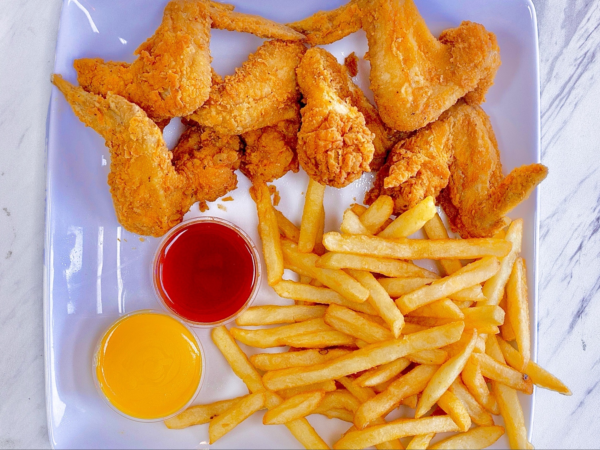 9 Wings & 2 Sides.