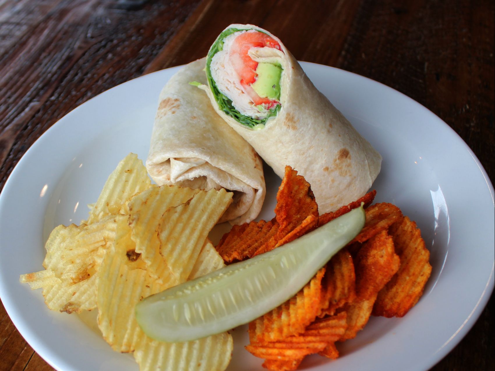Turkey & Spinach Wrap.