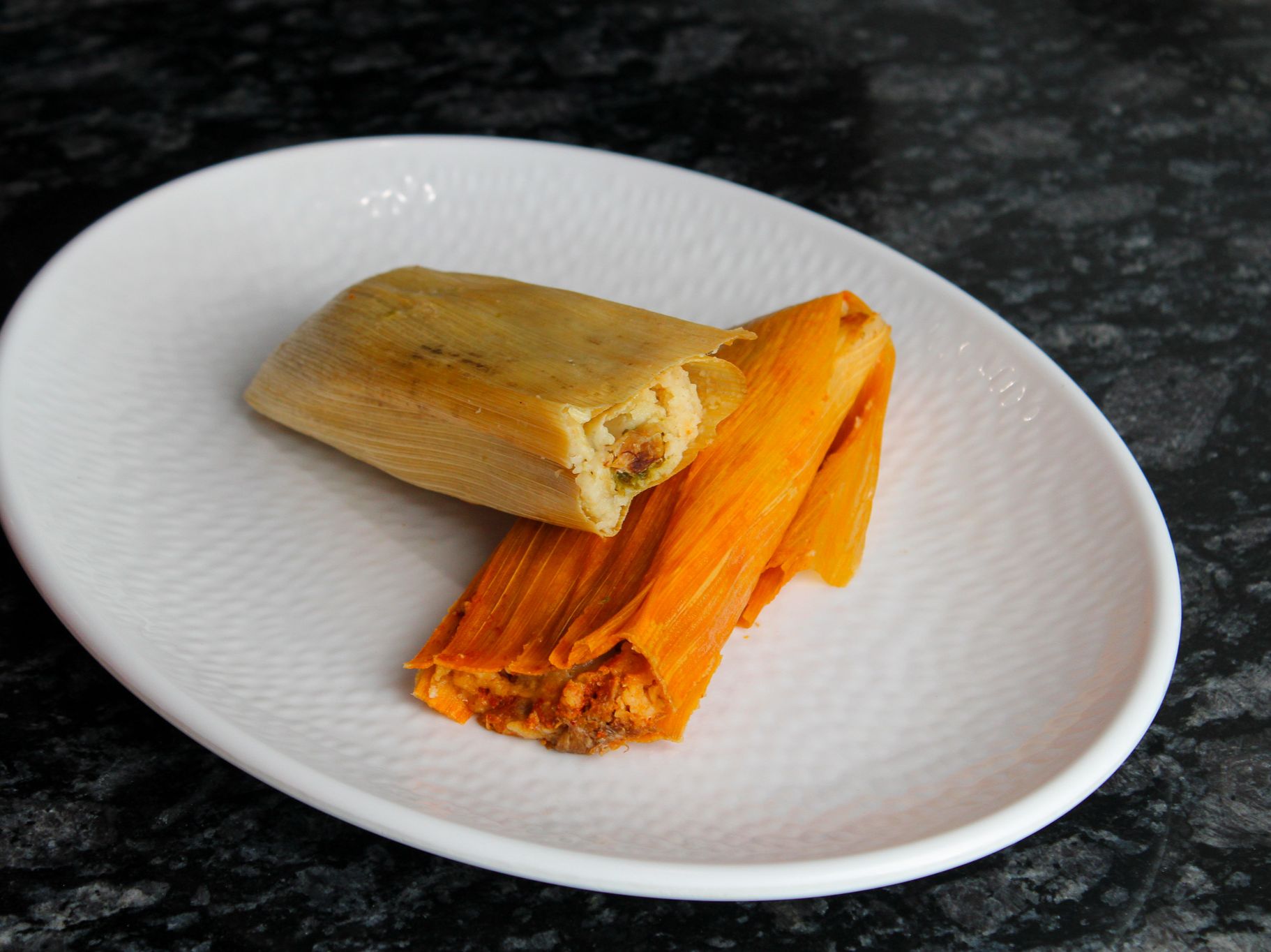 Tamal Rojo (Pork).
