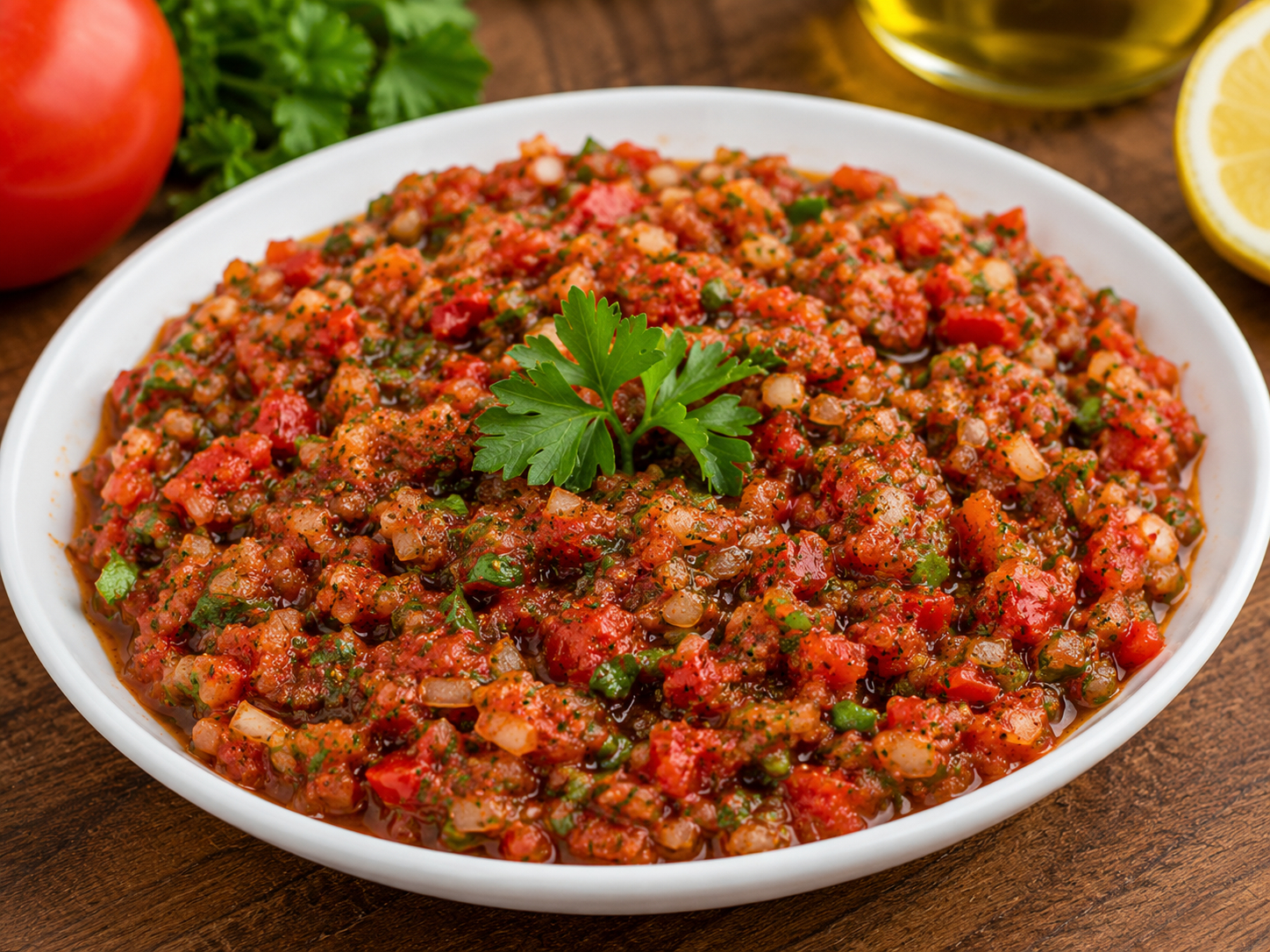 Spicy Ezme Salad.