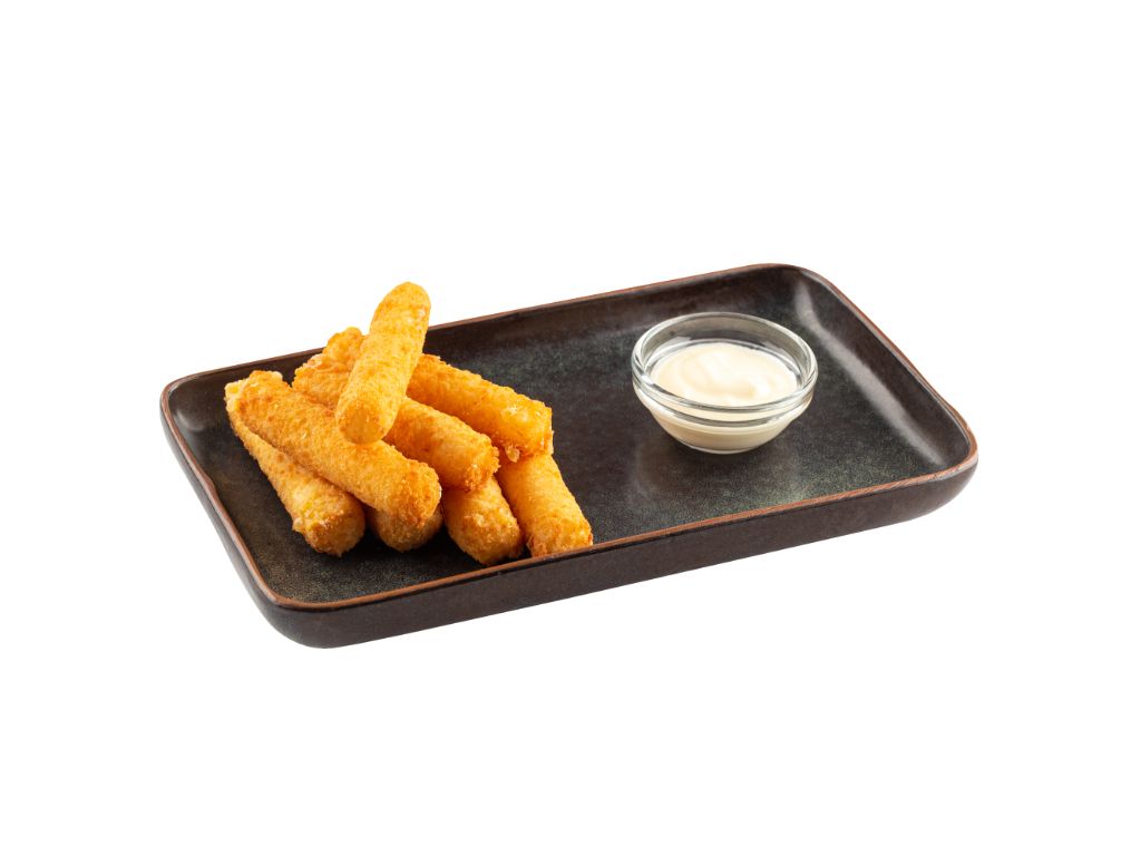 Baked Mozzarella Sticks.