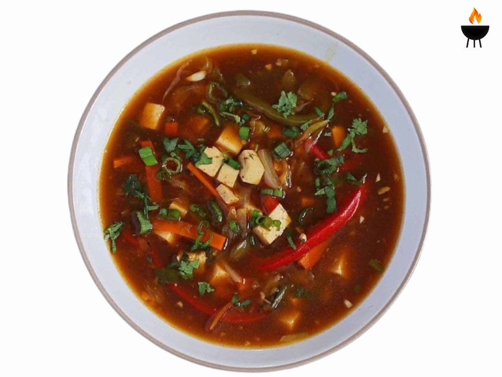 Veg Hot And Sour Soup.