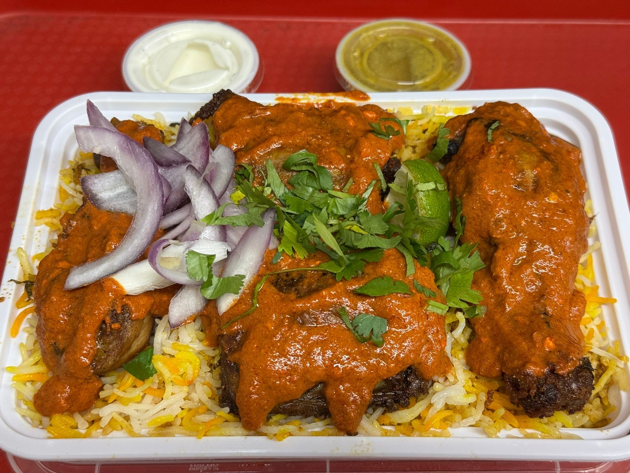 Chicken Fry Piece Biryani (Bone In).