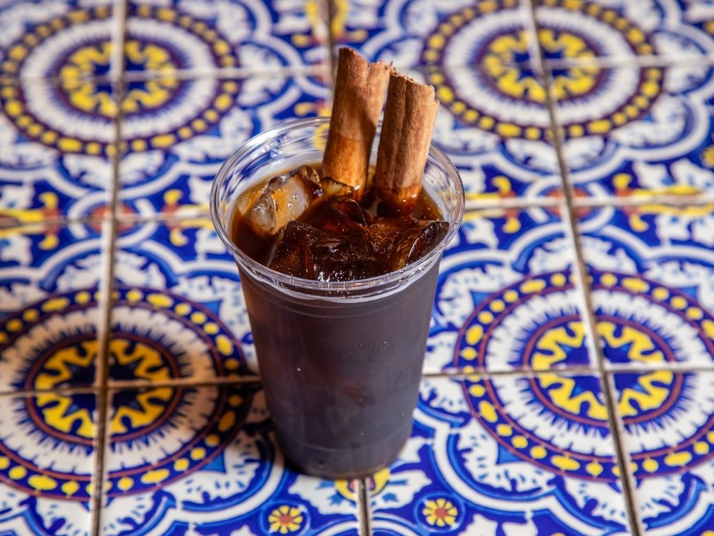 Iced Cafe de Olla.