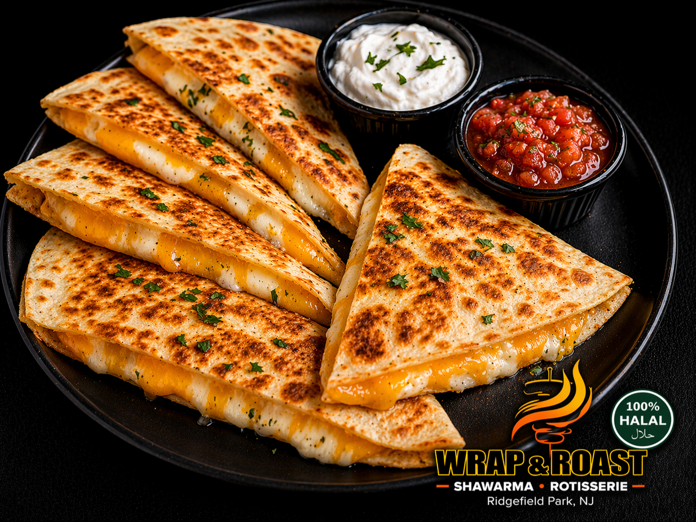 Cheese Quesadilla.